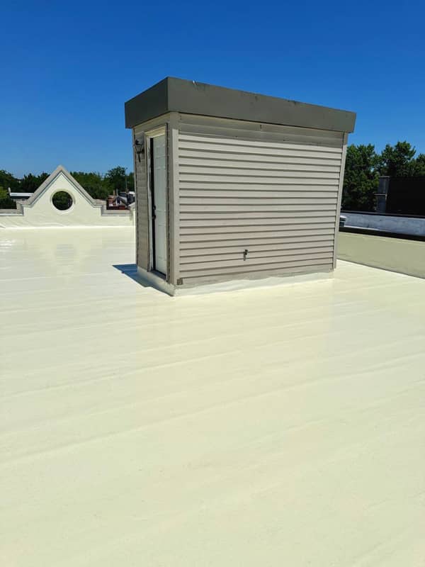 castagra roof coating project finished and cured by SLOG Group