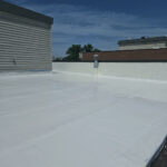 Flat Roof Coating Project using Castagra Ecodur+ - Chicago