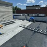 Flat Roof Coating Project using Castagra Ecodur+ - Chicago