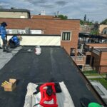 Flat Roof Coating Project using Castagra Ecodur+ - Chicago